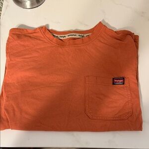 Wrangler Men's Short Sleeve Tee in Burnt Orange